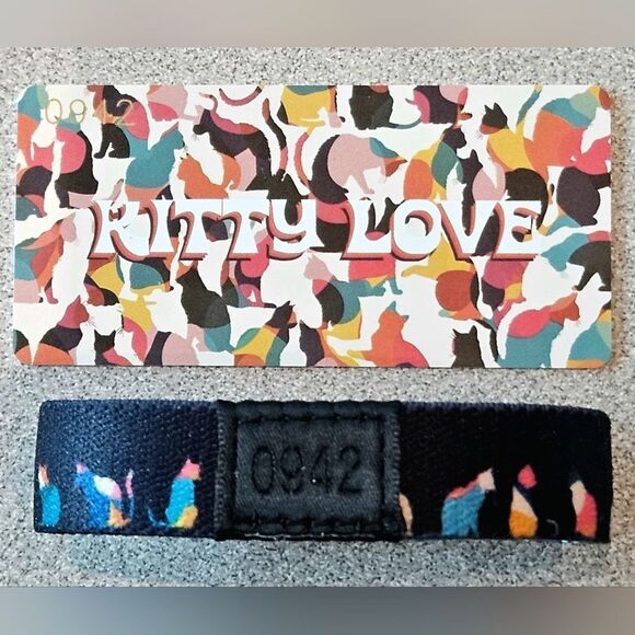 ZOX "KITTY LOVE" #942 CAT POP ART collectible vintage New Medium wristband - Picture 5 of 10